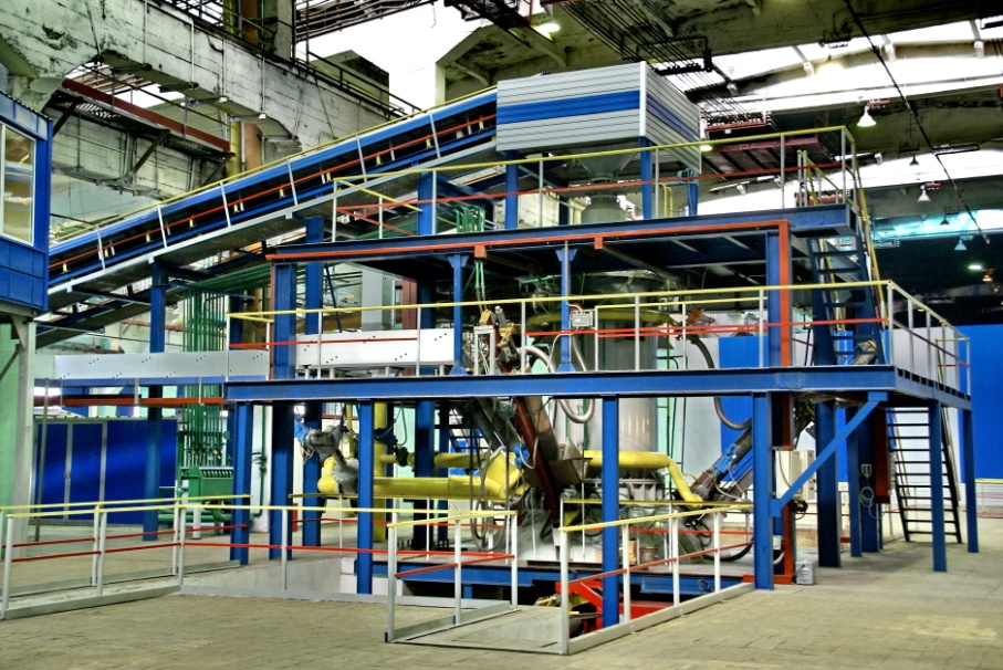 PRODUCTION OF FERROALLOYS IN A PLASMA ORE-SMELTING SHAFT FURNACE USING THE EPOS-PROCESS TECHNOLOGY