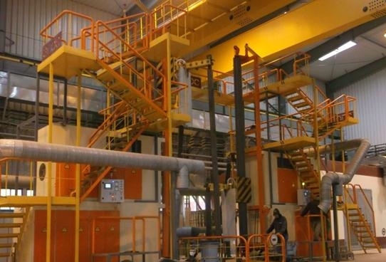 Company "EPOS" launched shop electroslag remelting and casting capacity up to 3500 tons per year.