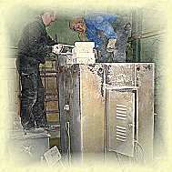Repair fettling the chamber electric resistance furnace for heating.GIF